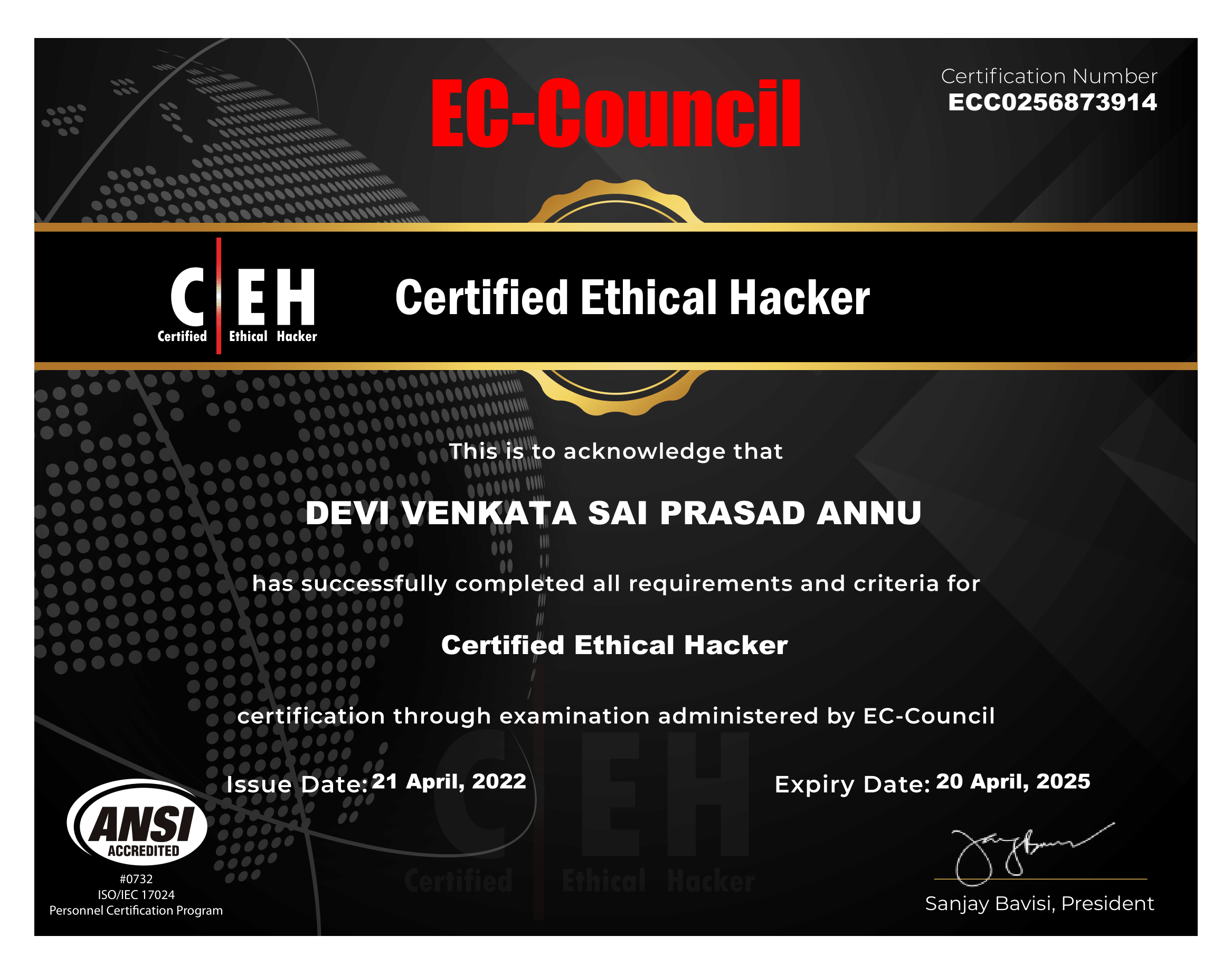 CEH Badge